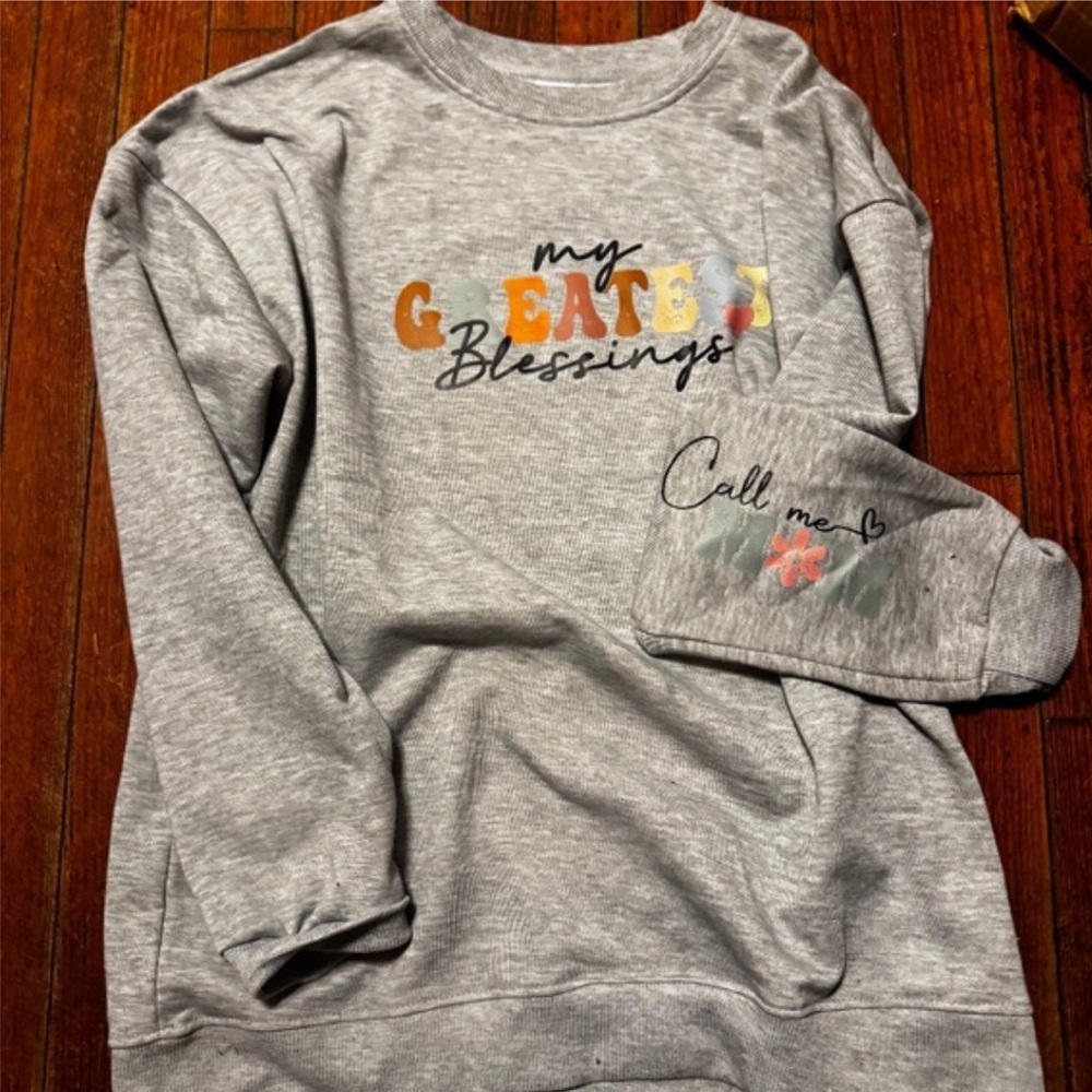 Mom graphic print sweatshirt